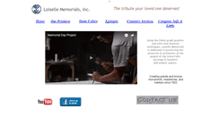 Desktop Screenshot of loisellememorials.com
